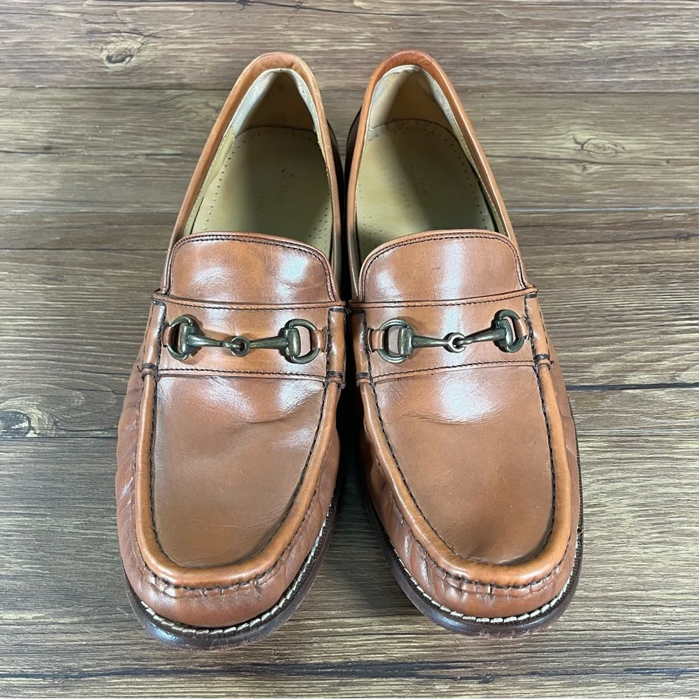 Cole Haan ‘Britton Bit’ Loafer Leather Slip-On‎ Shoes Men’s Size 9.5 Old Money